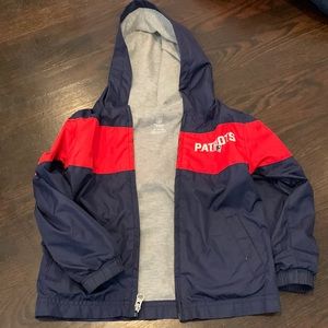 Kids patriots jacket rain or spring
